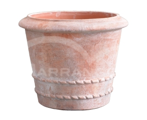 Vaso con Doppia Treccia